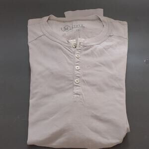 STATE Gray Henley Shirt XXL